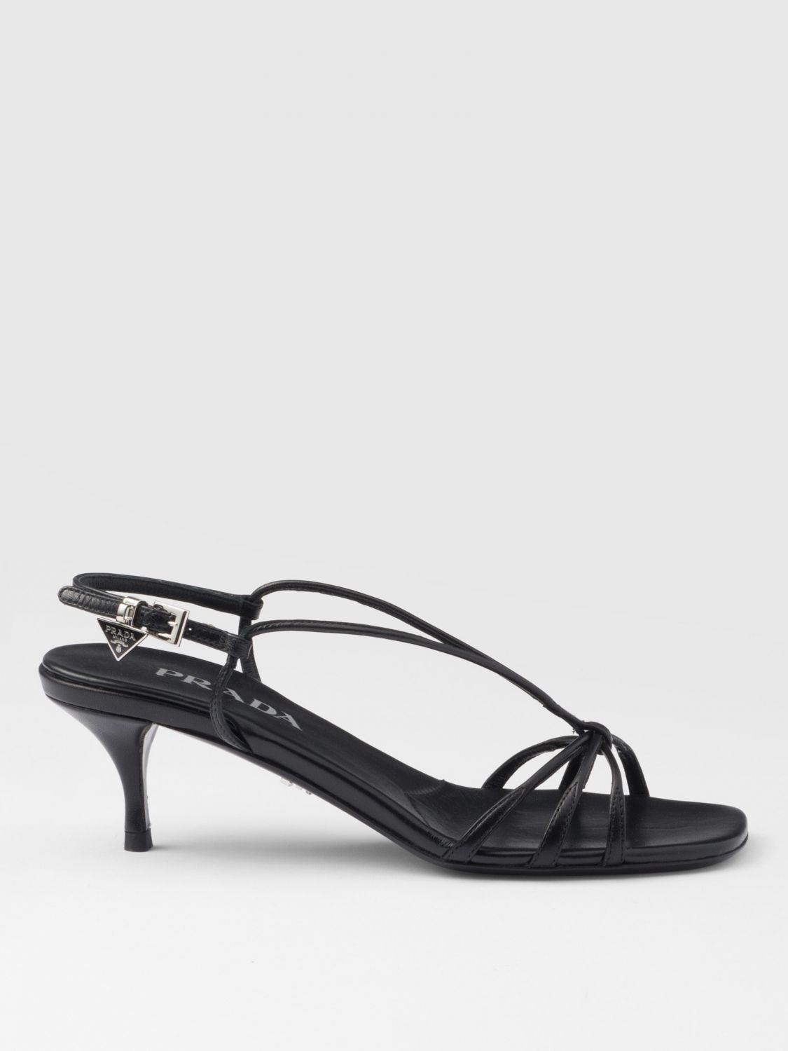 Prada Heeled Sandals Woman  In Black