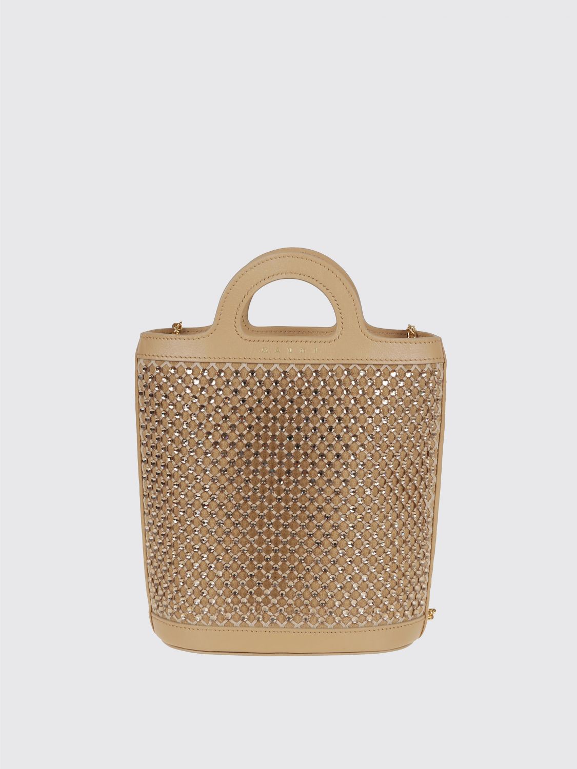 Marni Shoulder Bag Woman Color Beige