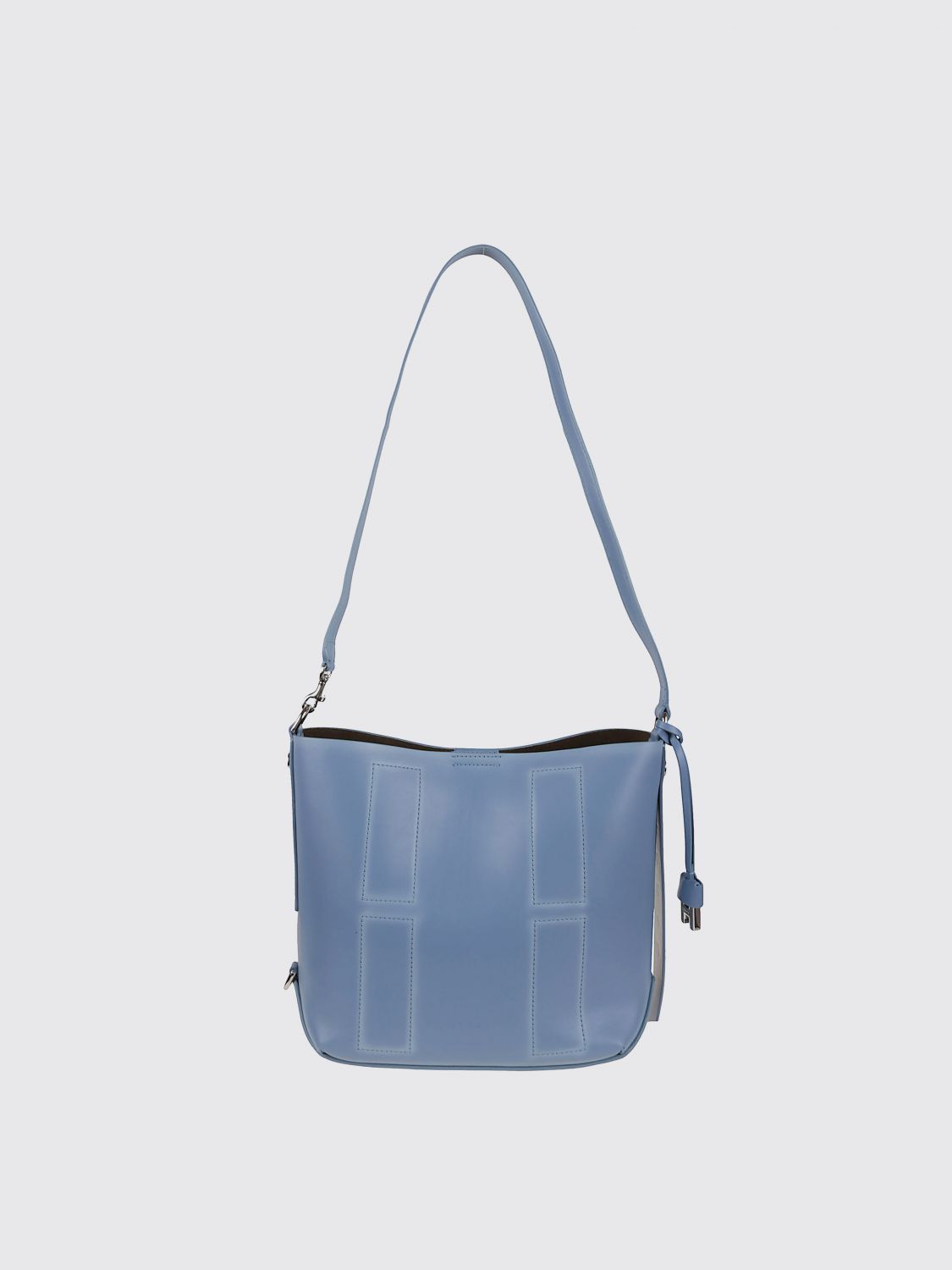 Hogan Calfskin Leather Shoulder Bag With Adjustable Strap