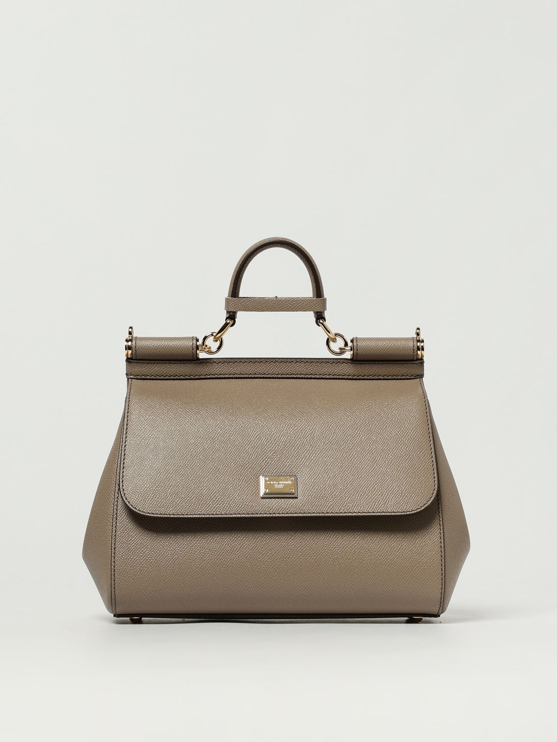Dolce & Gabbana Handbag Woman Color Mud In Brown
