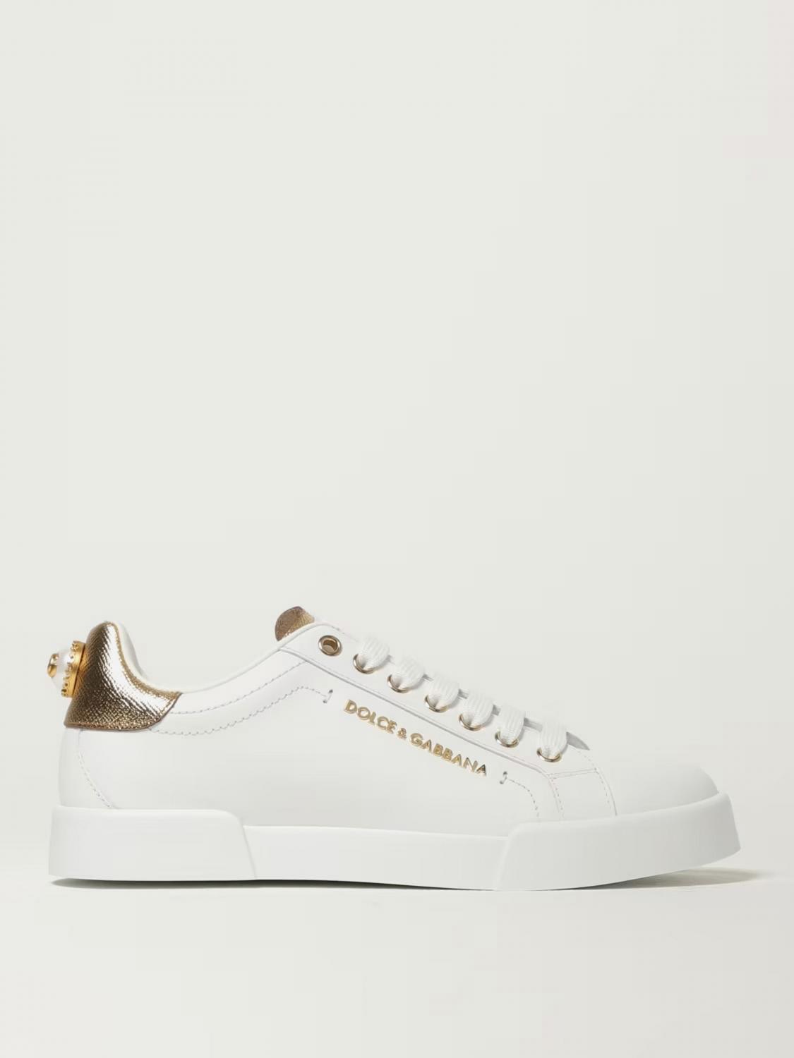 DOLCE & GABBANA Sneakers Damen Farbe Gold