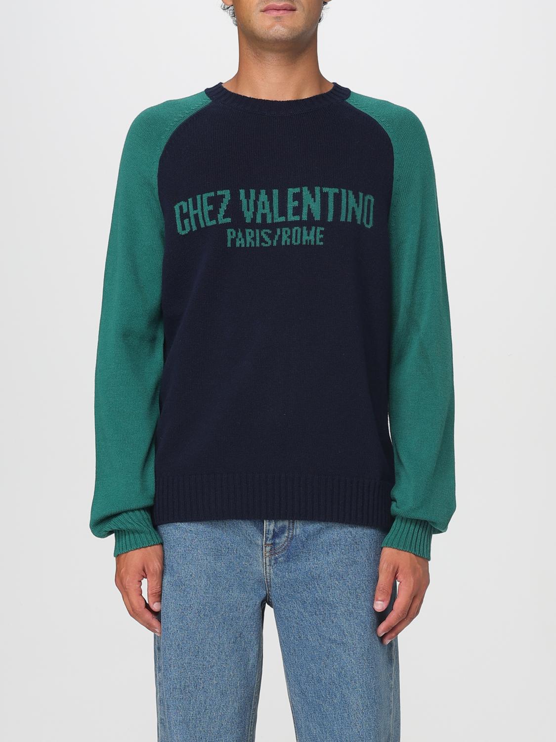 Valentino Garavani  Garavani 'chez ' Jersey In Blue