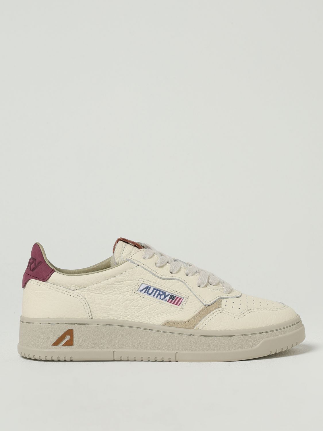 Autry Leather Synthetic Sole Sneakers In Neutral