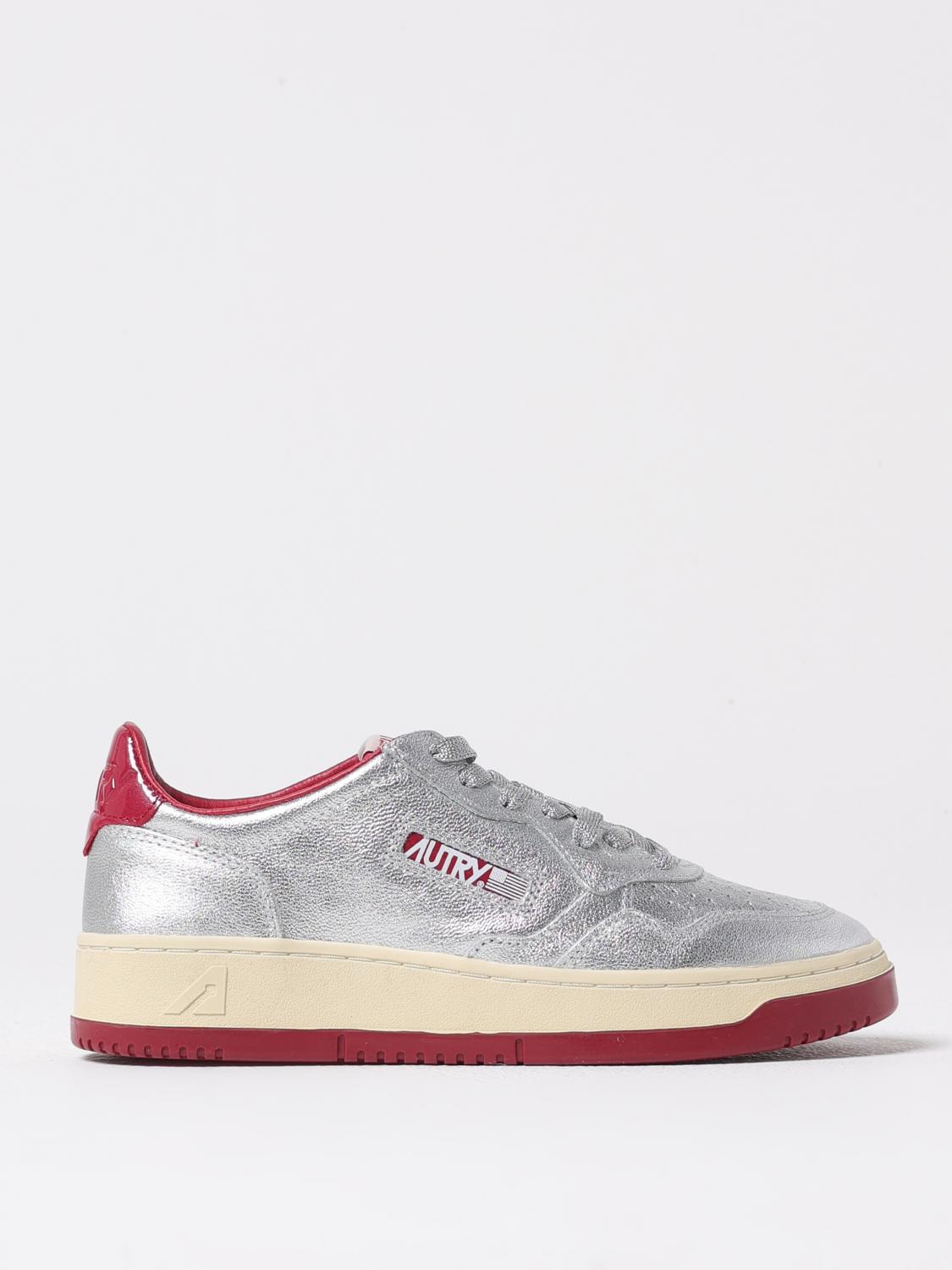 Autry Medalist Sneakers In Silver
