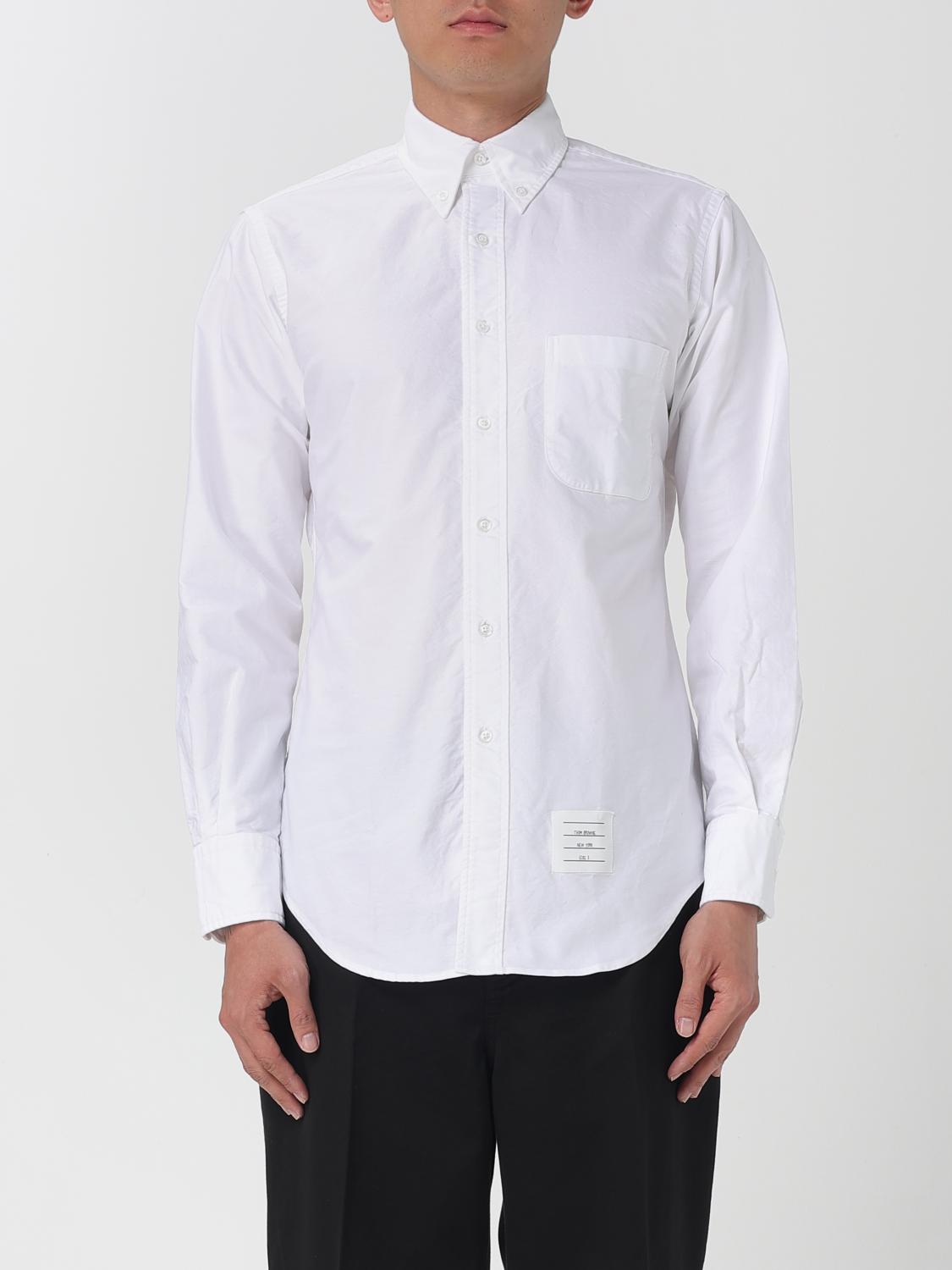 Thom Browne Classic L/s Bd Pc Shirt Cotton Shirt