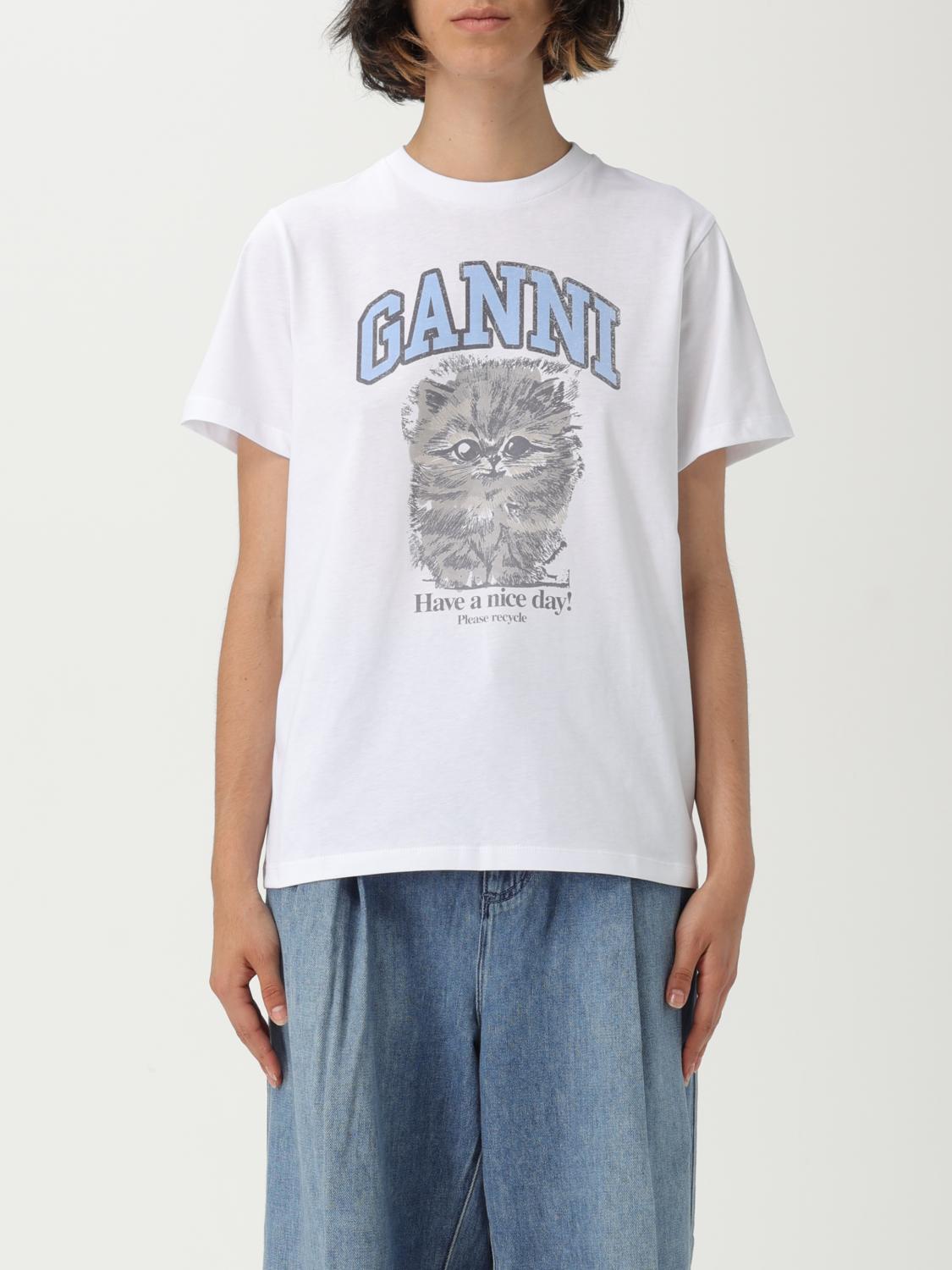 Ganni Basic Jersey Kitty Margot Relaxed T-shirt