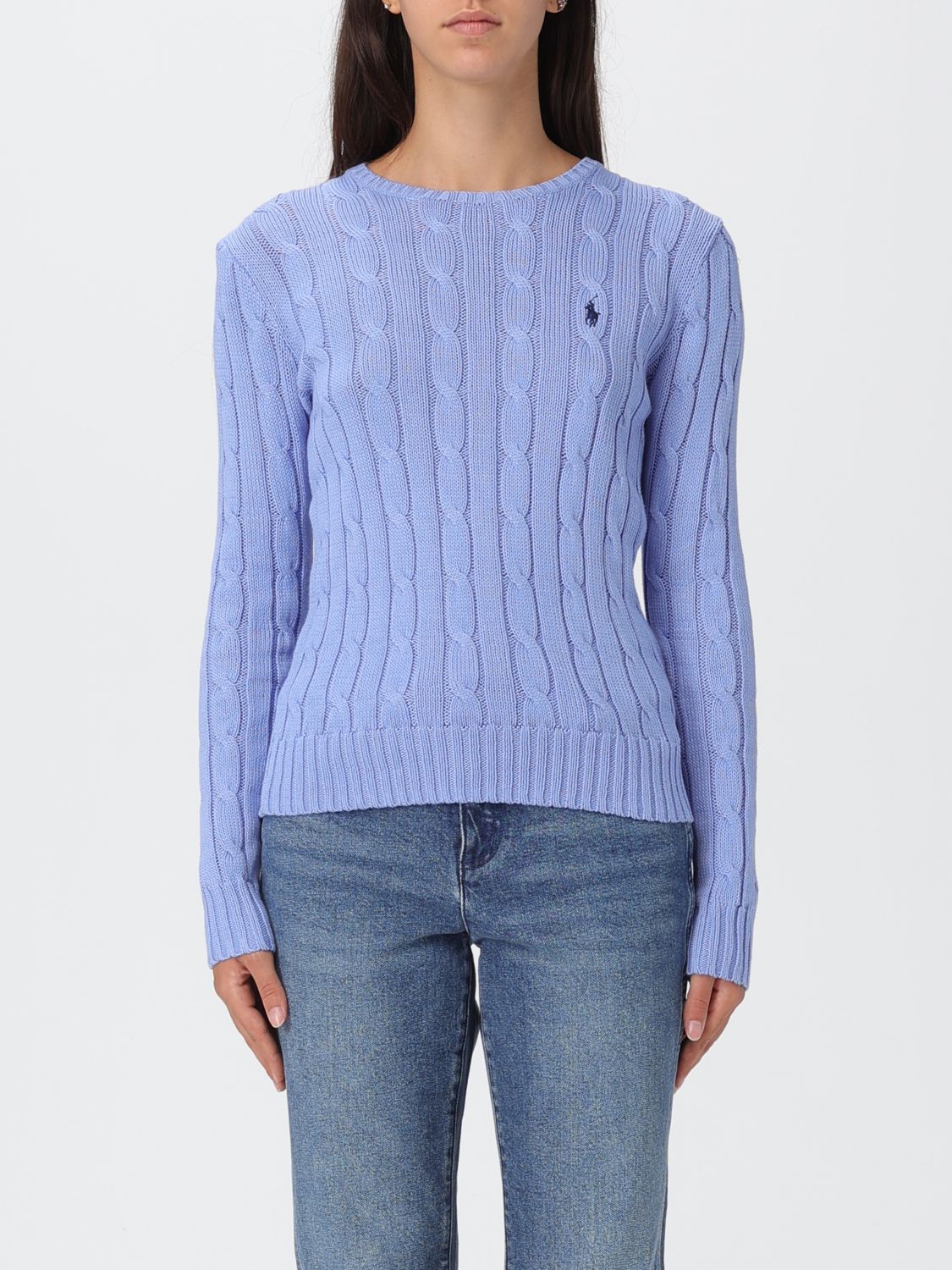 Polo Ralph Lauren Sweater  Woman Color Blue In Purple