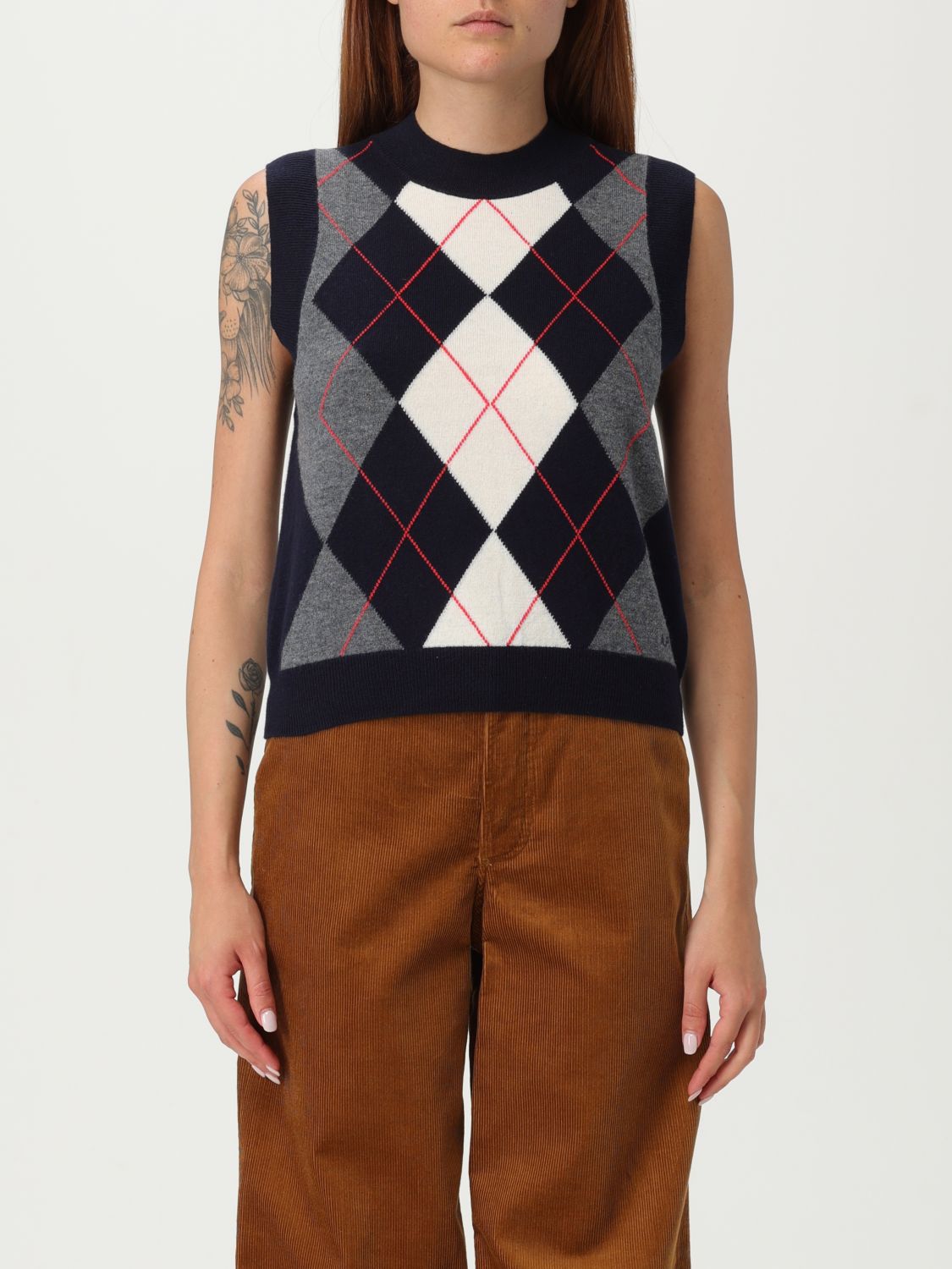Apc Sweater A. P.c. Woman Color Blue In Multi