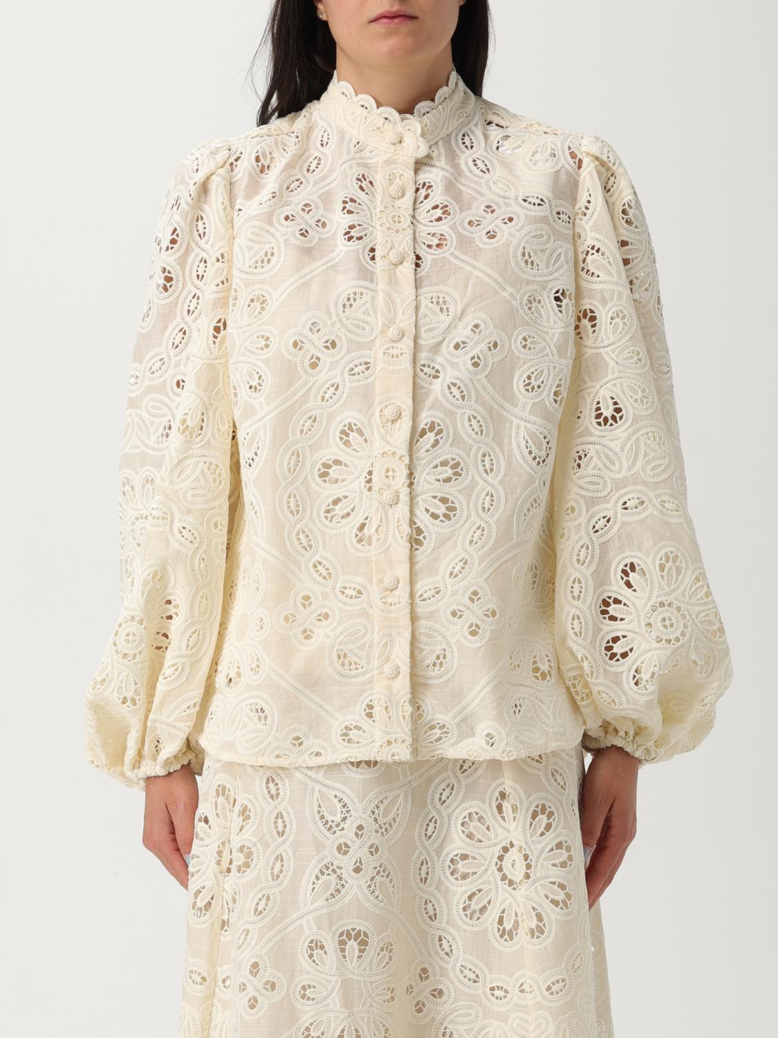 Zimmermann ZIMMERMANN Shirt Woman color White　ZIMMERMANN シャツ 女性 カラー ホワイト