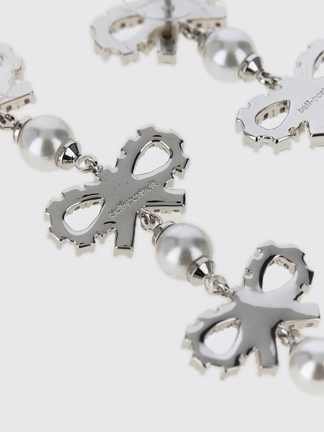 Self-portrait Jewel Woman  In White