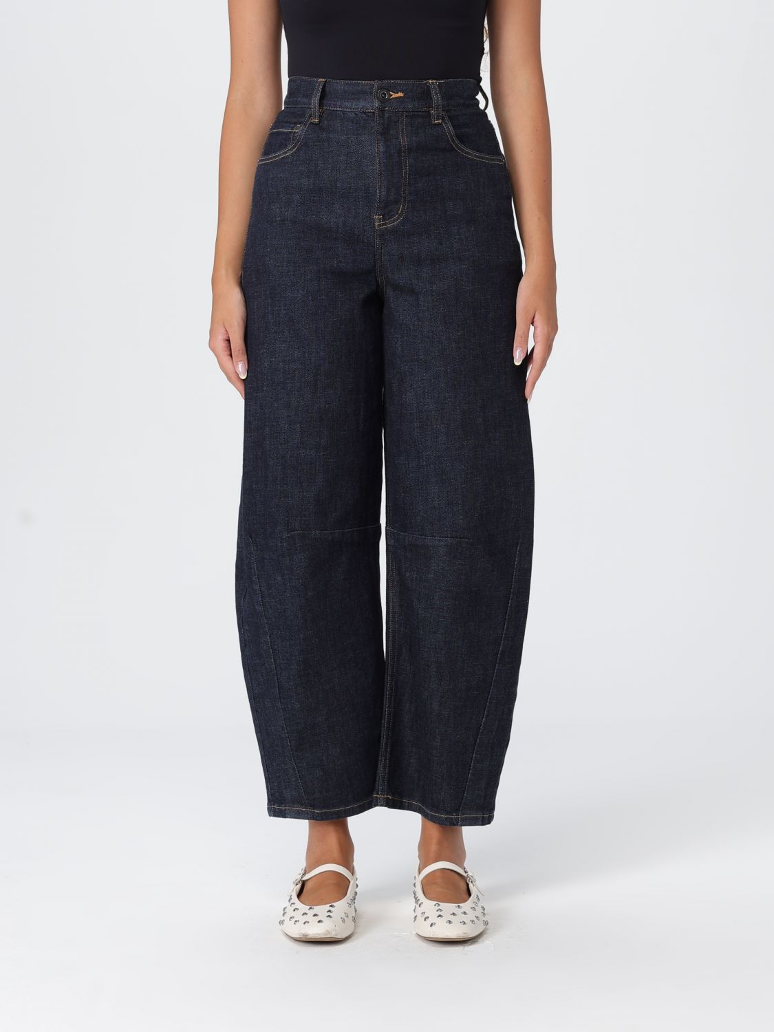 Self-portrait Jeans  Woman Color Blue