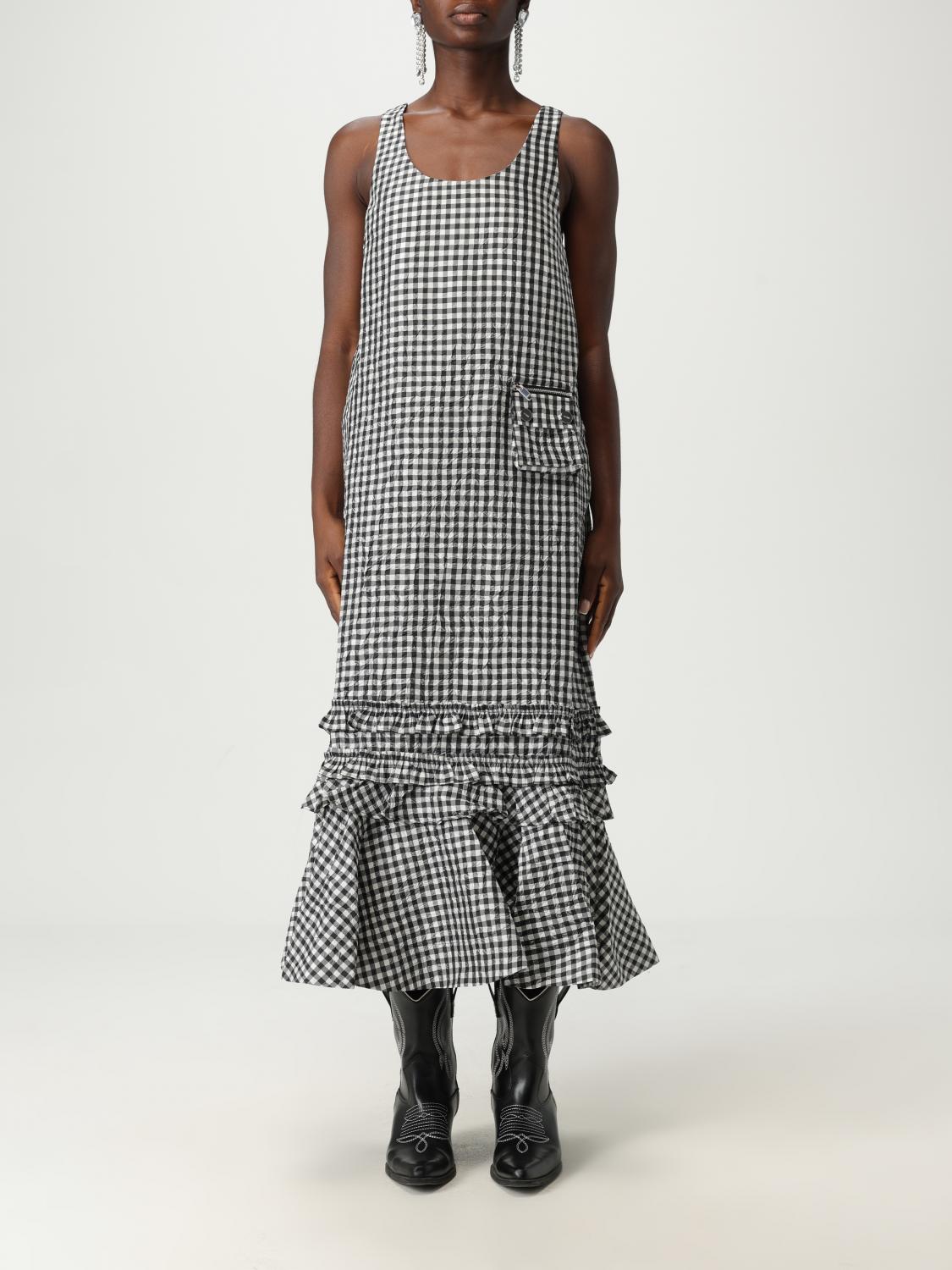 GANNI Dress Woman color Black　GANNI ドレス レディース カラー ブラック GANNI