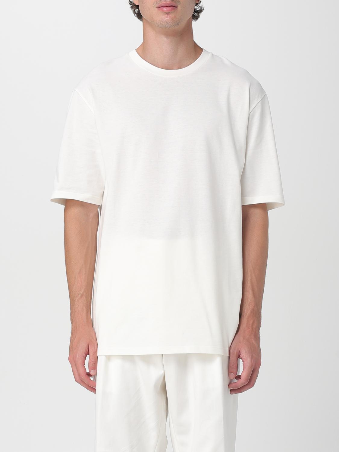Jil Sander JIL SANDER T-Shirt Men color White　JIL SANDER Tシャツ メンズ カラー ホワイト