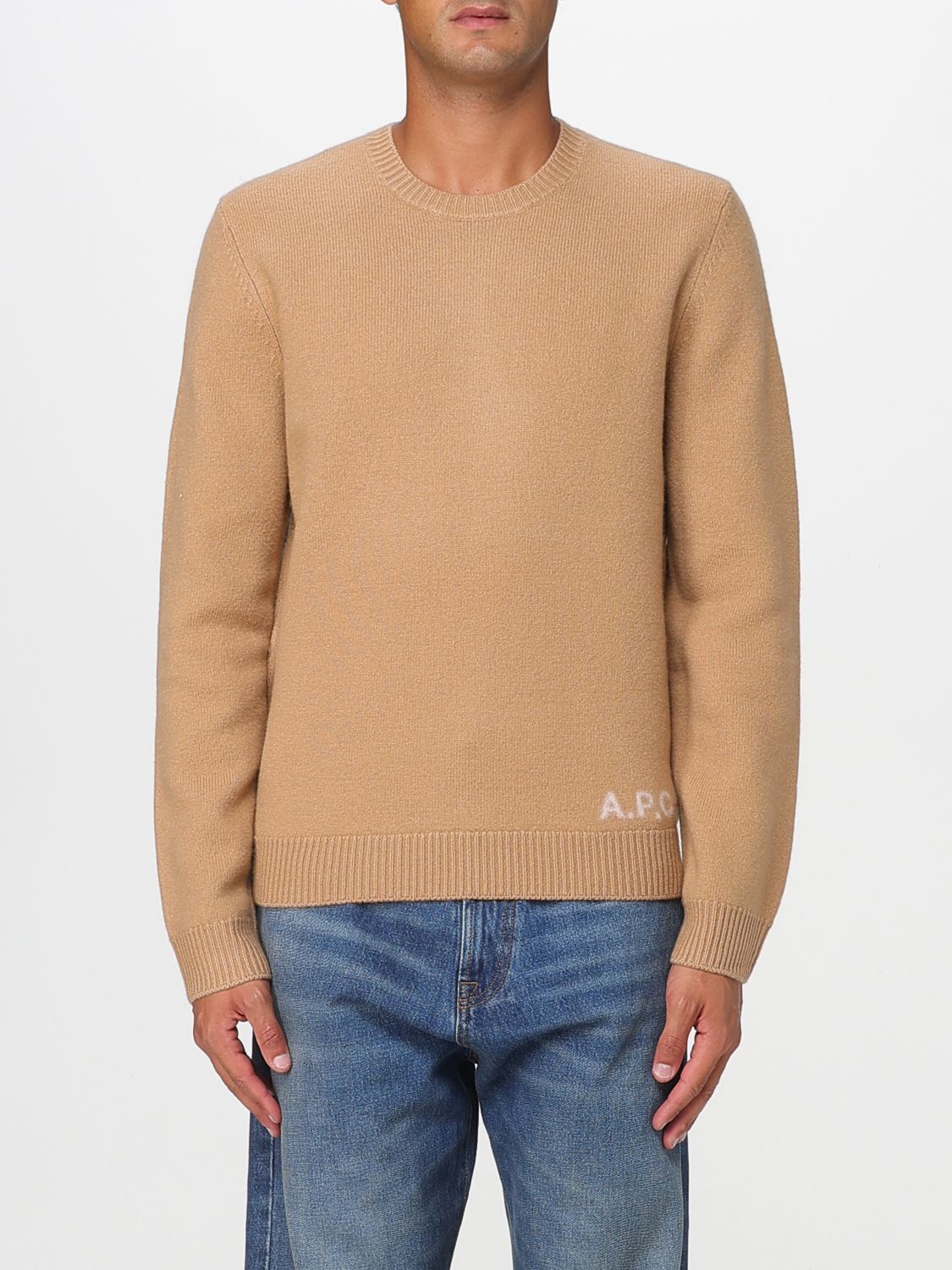 Apc Sweater A. P.c. Men Color Camel In Brown