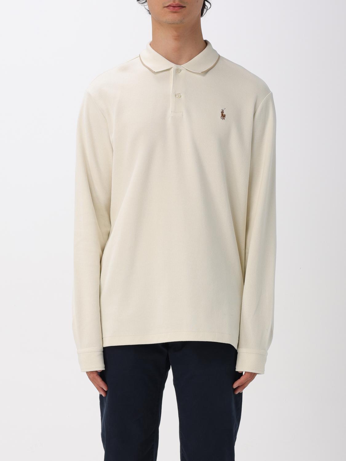 Polo Ralph Lauren Cotton Polo In Neutral