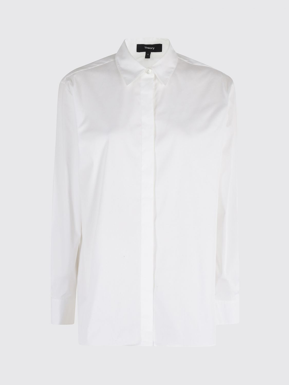 Theory Top  Woman Color White In Multi