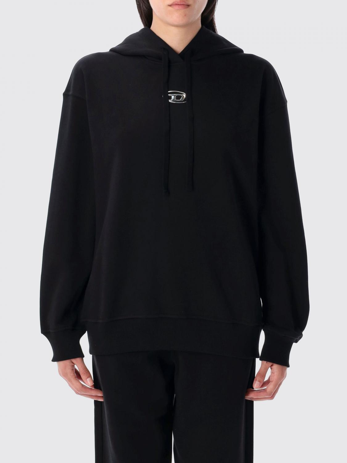 Diesel Damen Schwarz Sweatshirt Woman Color