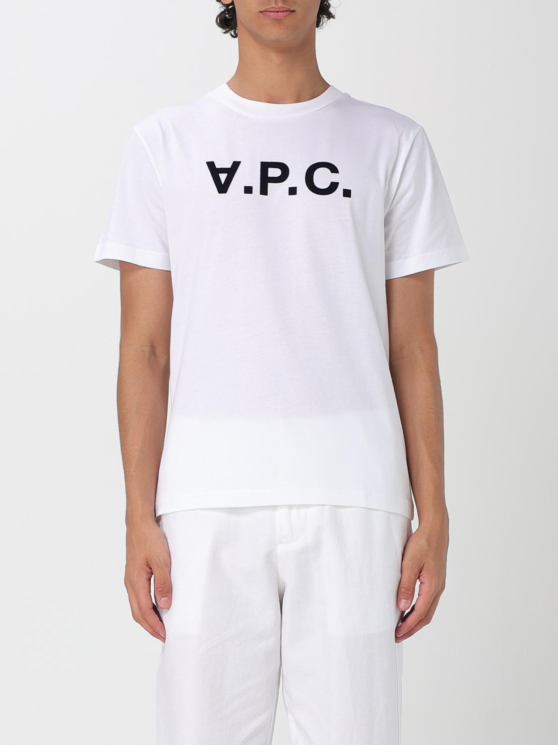 Apc A.p.c. Standard Grand Vpc Logo T-shirt In White