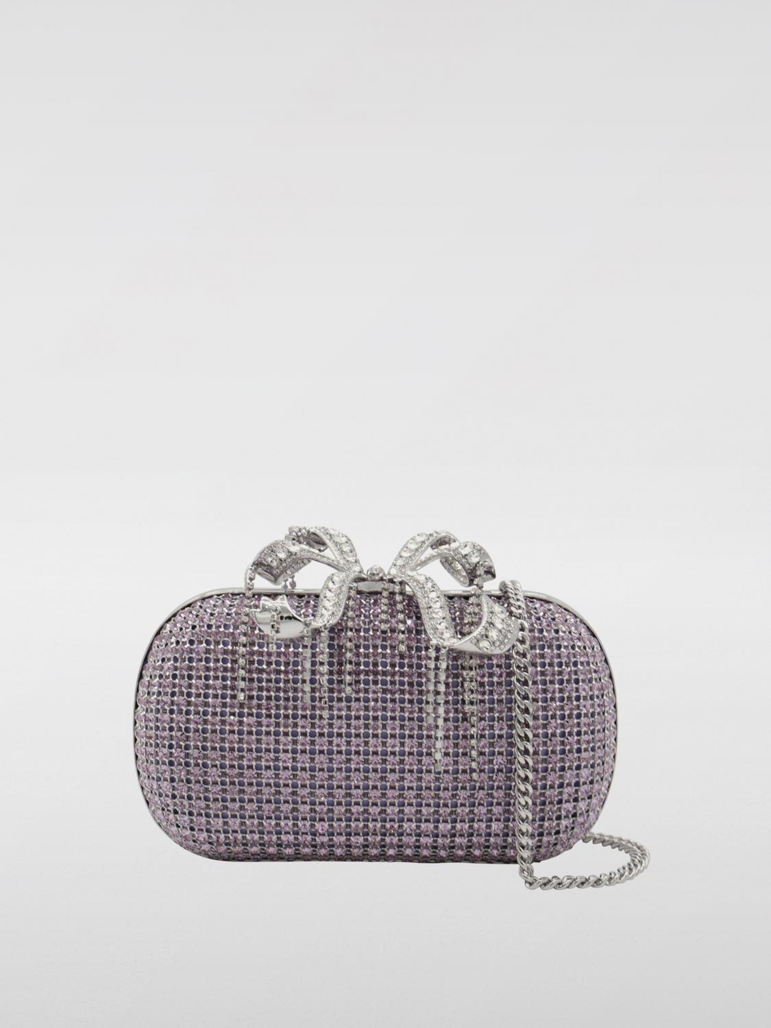 Clutch Woman color Violet - Self-Portrait - Modalova