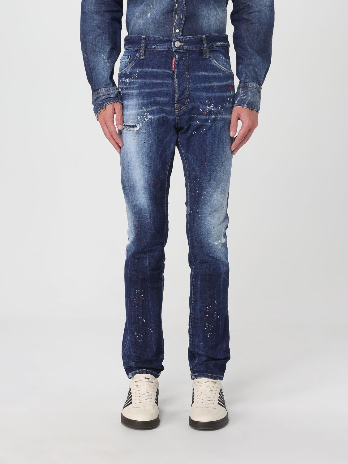 Dsquared2 Jeans Men Color Navy In Blue