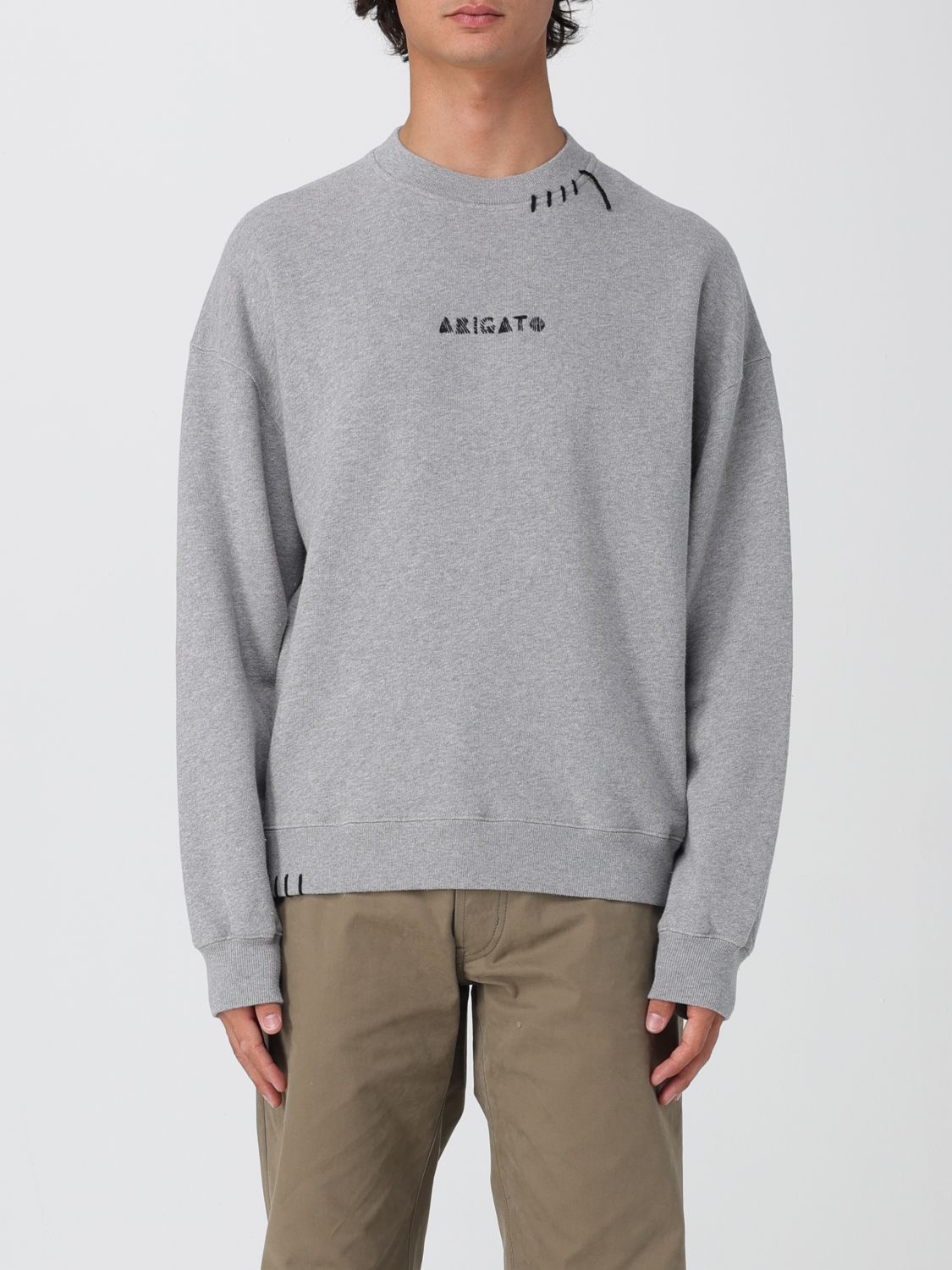 Axel Arigato Loops Sweatshirt Sweatshirt In Grey Cotton In Gray