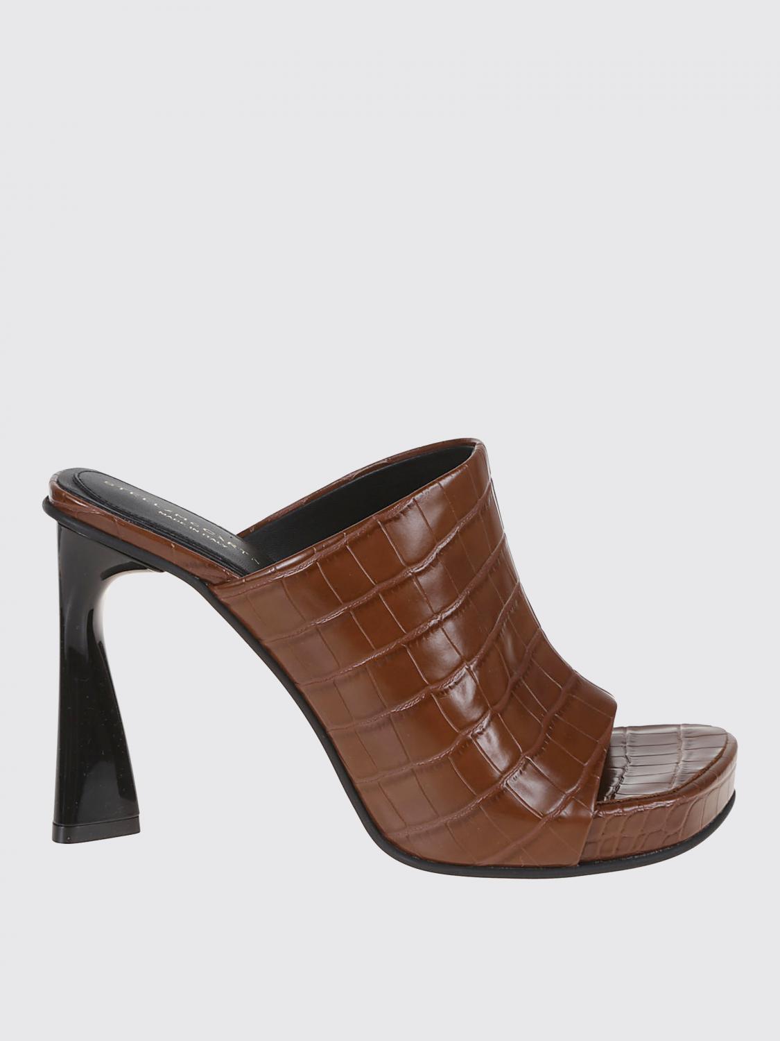 Stella Mccartney Heeled Sandals Woman Color Brown