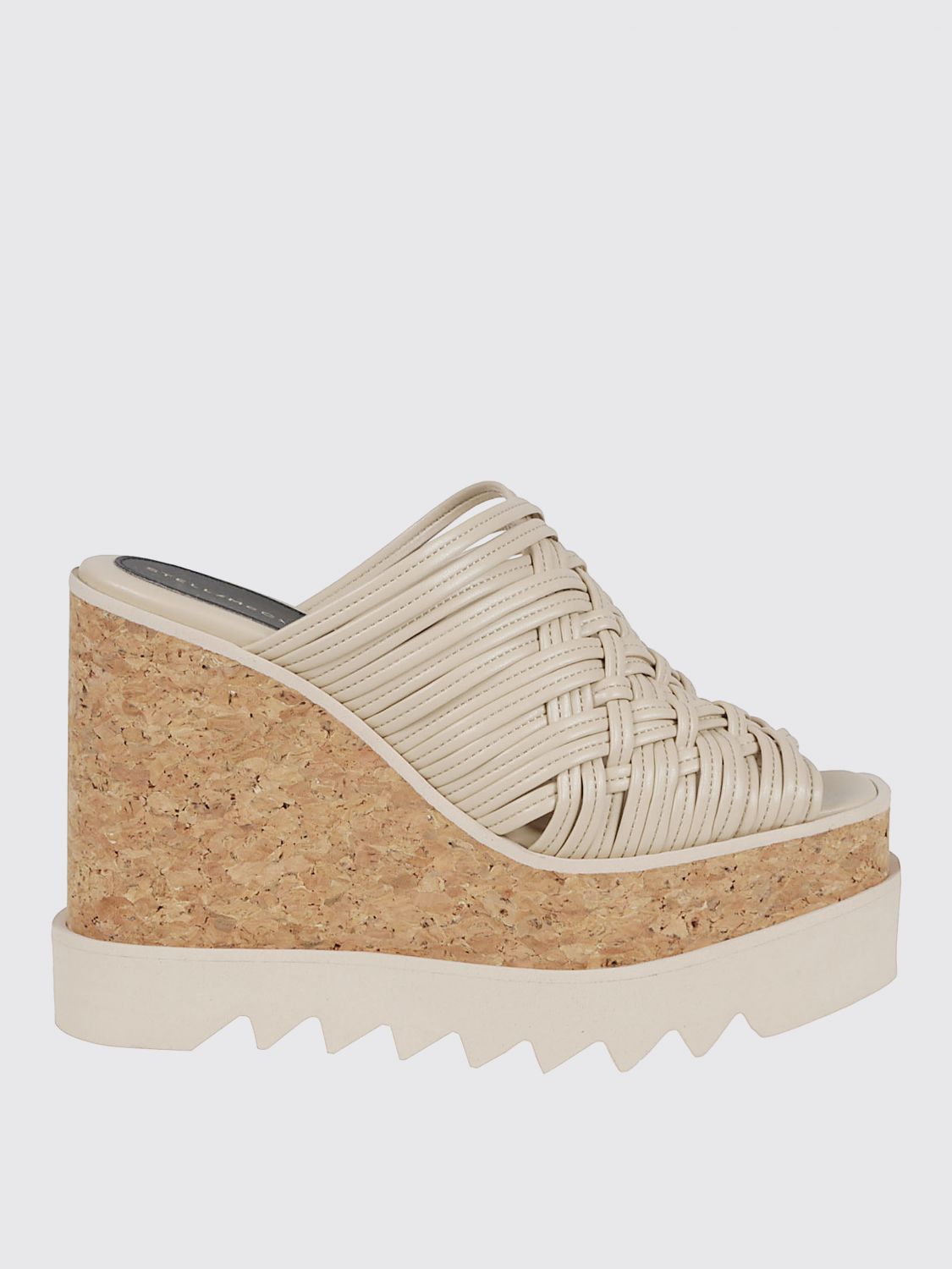 Heeled Sandals Woman color Cream - Stella Mccartney - Modalova