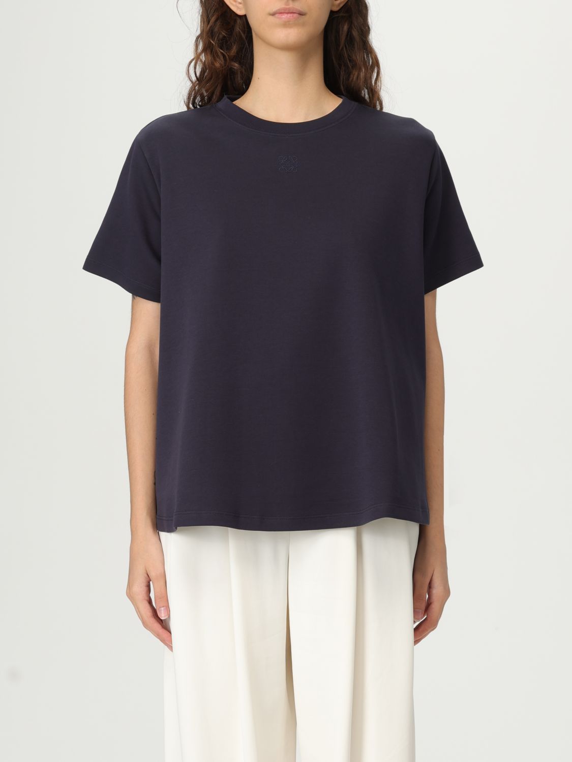 Loewe T-shirt Woman Blue In Blue