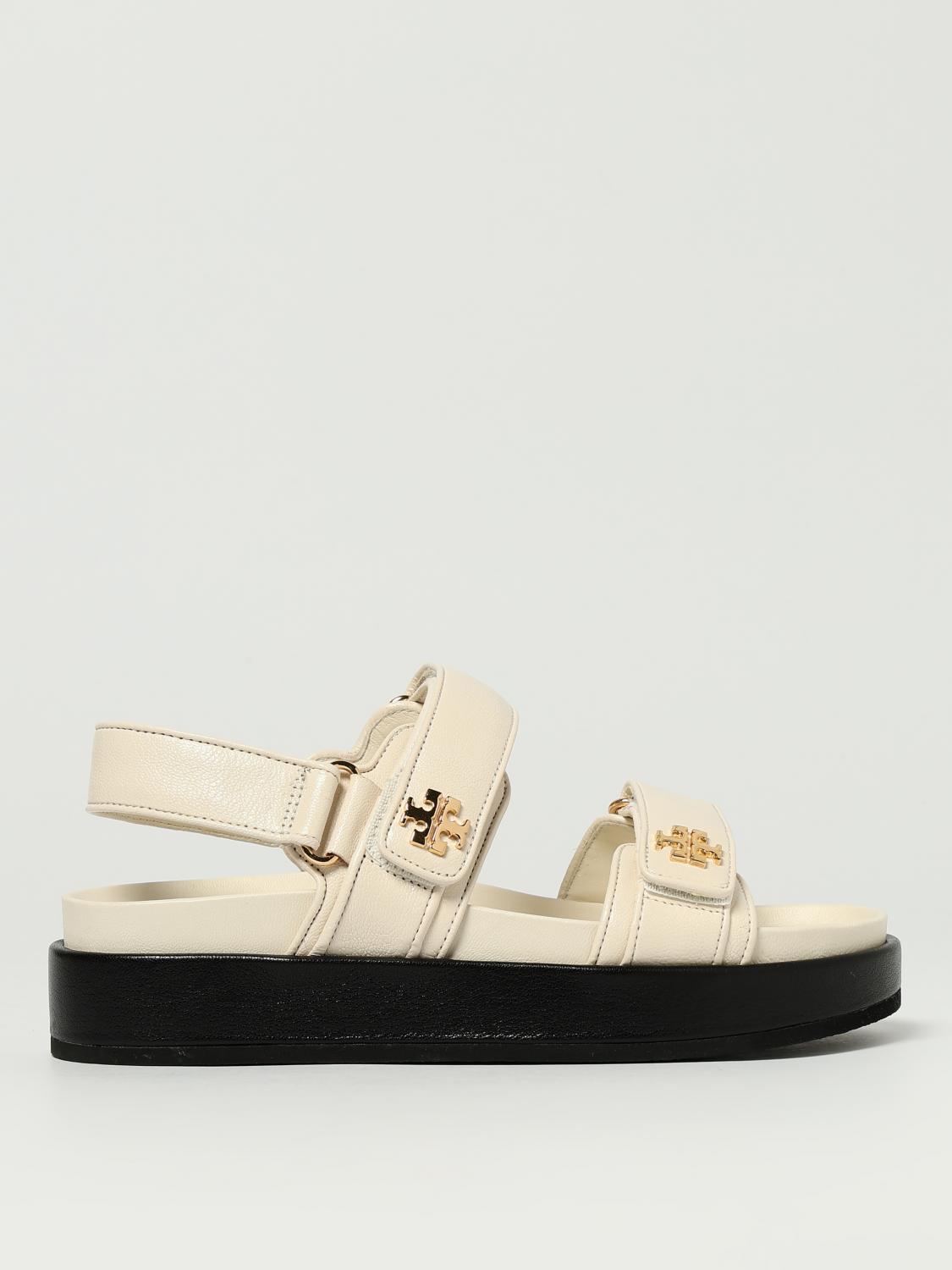Heeled Sandal Tory Burch Woman Color White