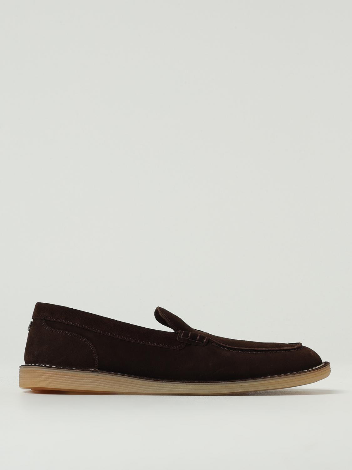 Dolce & Gabbana Suede Loafers In Burgundy