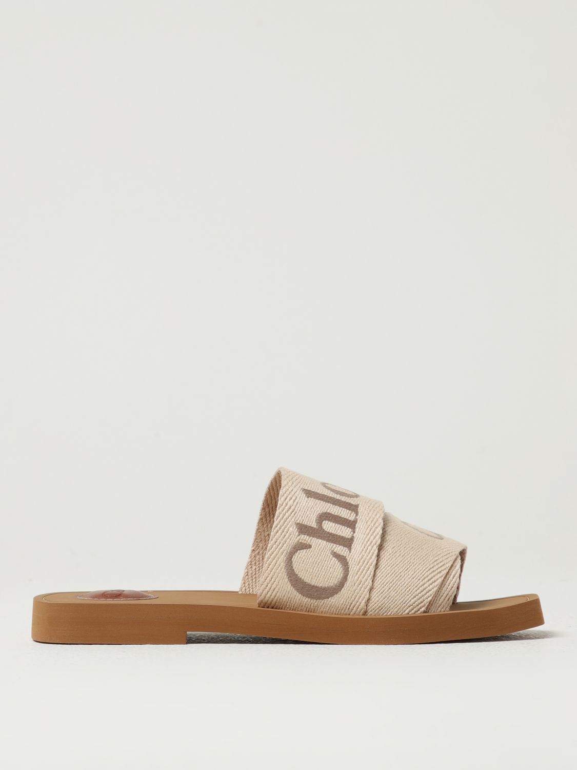 Chloé Flat Sandals  Woman Color Beige