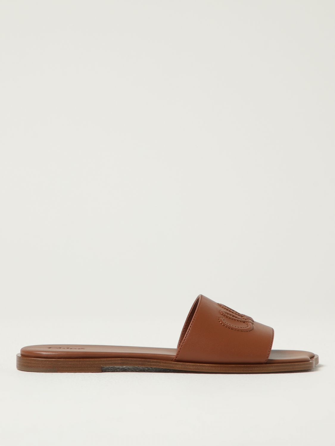 Chloé Flat Sandals  Woman Color Brown