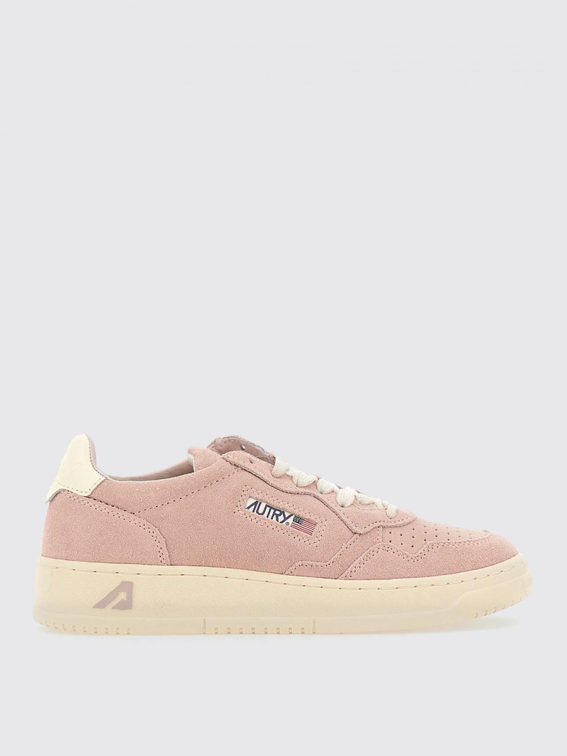 Autry Sneakers Medalist In Suede Color Silk In Pink