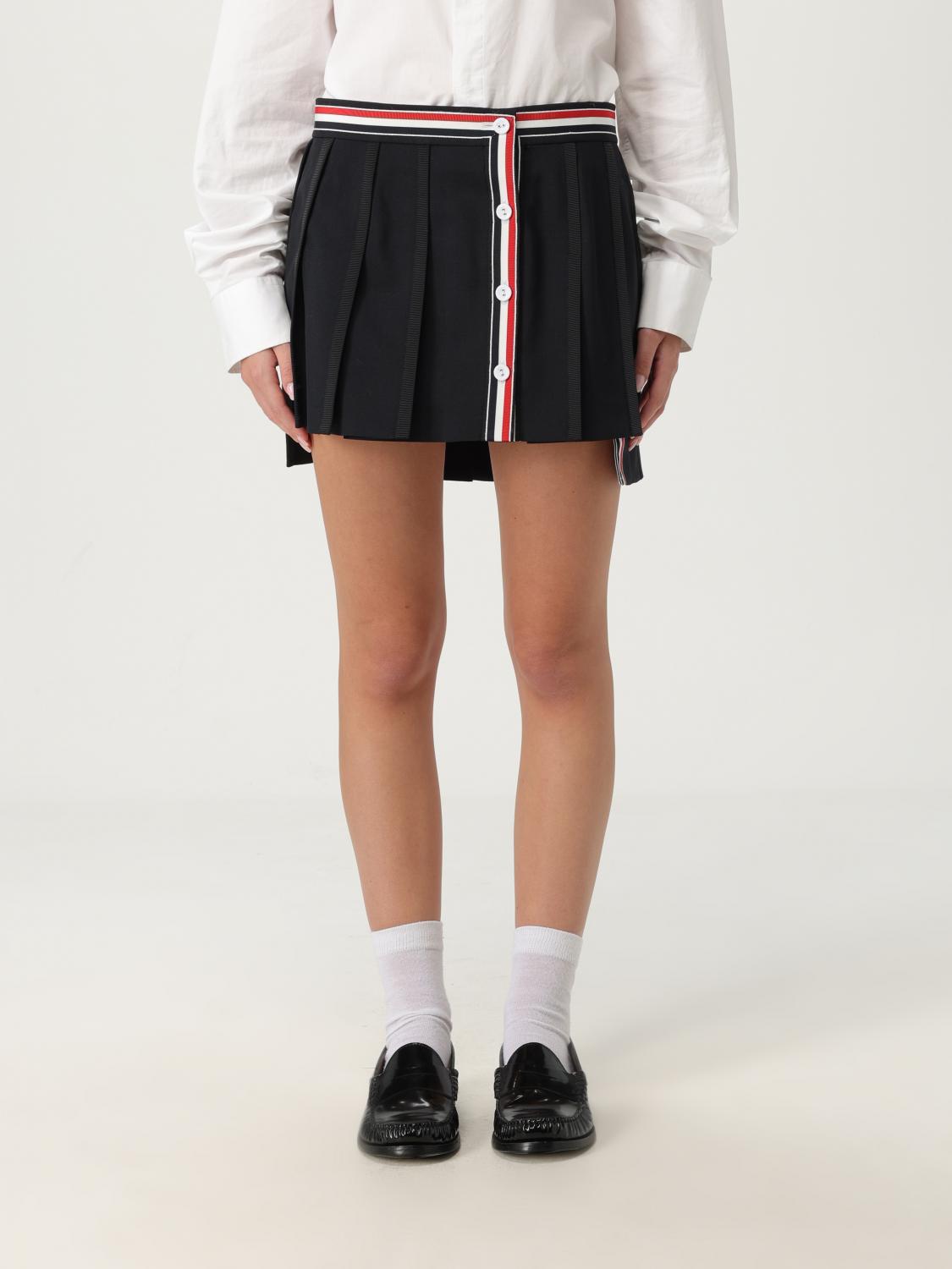 Skirt THOM BROWNE Woman color Black
