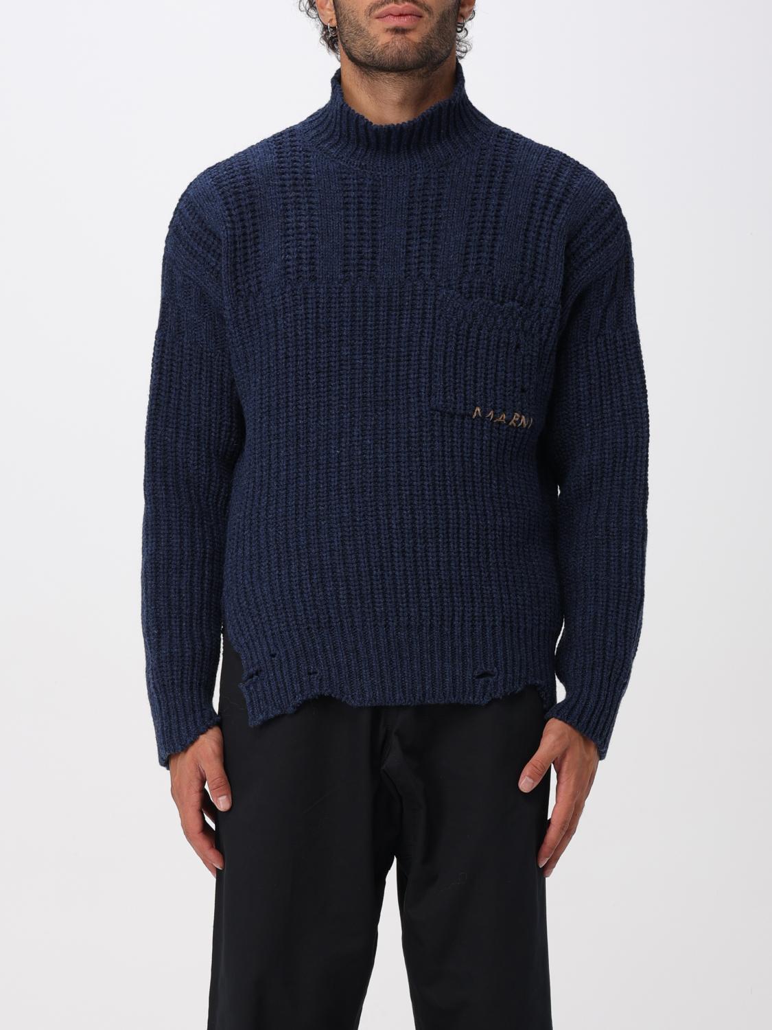 Marni Sweater Men Color Blue In Blue