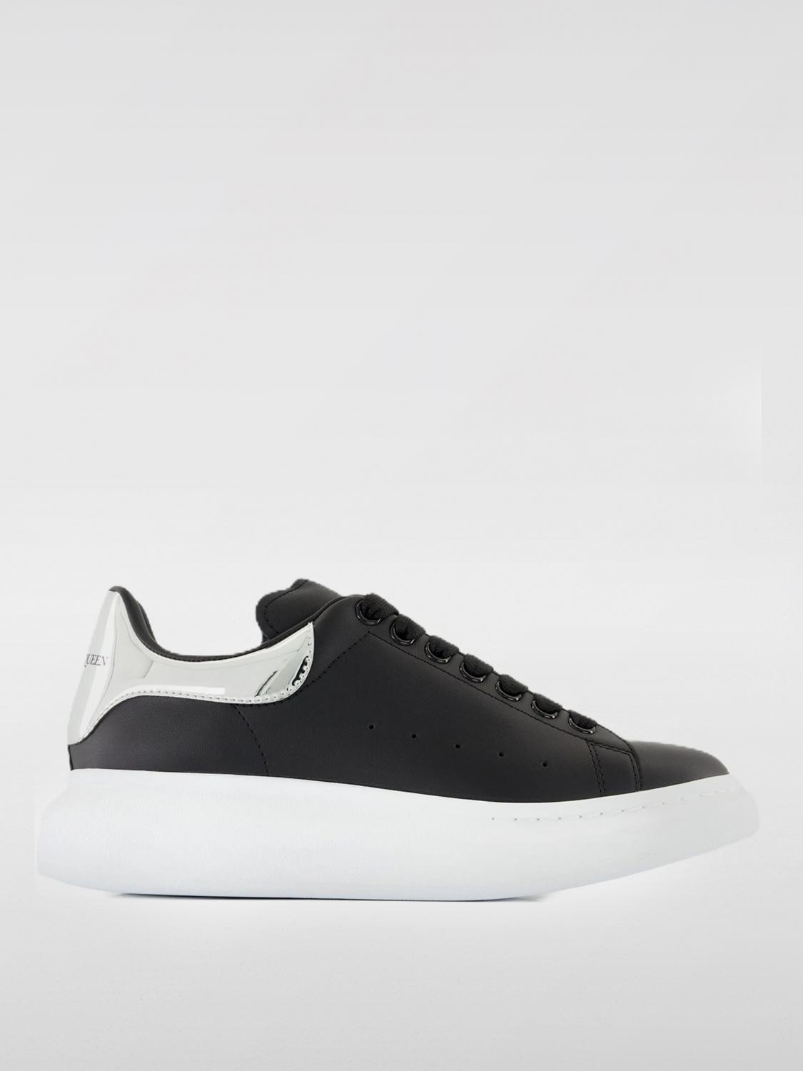 Alexander Mcqueen Men Low-top Leather Sneakers In Animal Print