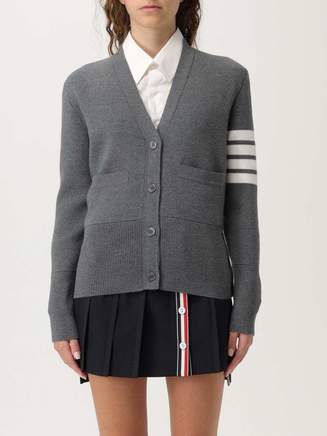 Sweater THOM BROWNE Woman color Grey
