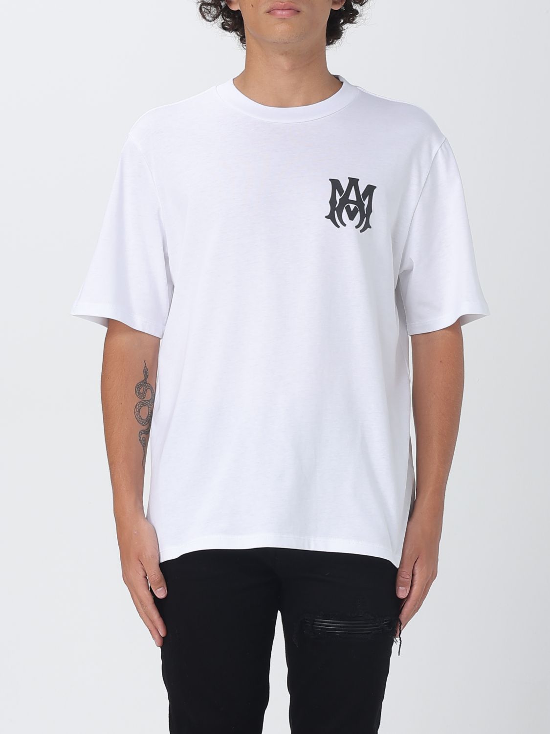 Amiri T-shirt Men Color White In White