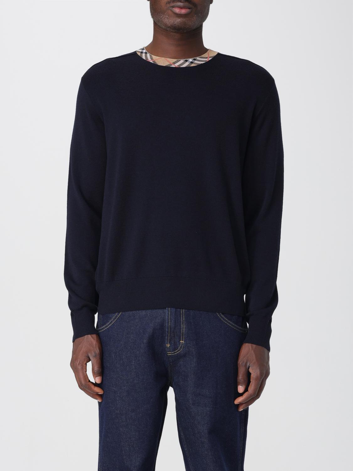 Sweater BURBERRY Men color Blue