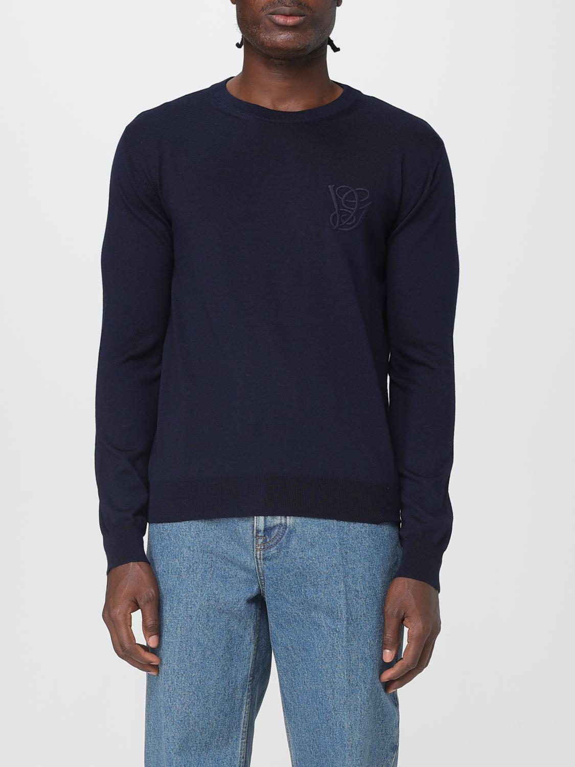 Sweater VALENTINO Men color Marine