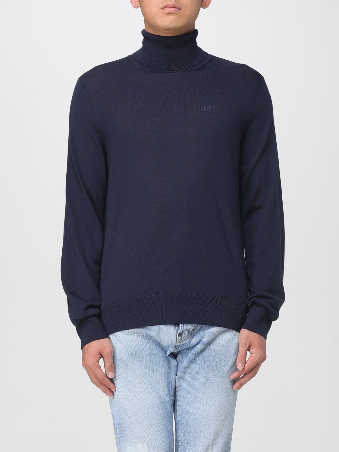 Dsquared2 Sweater Men Color Navy In Blue