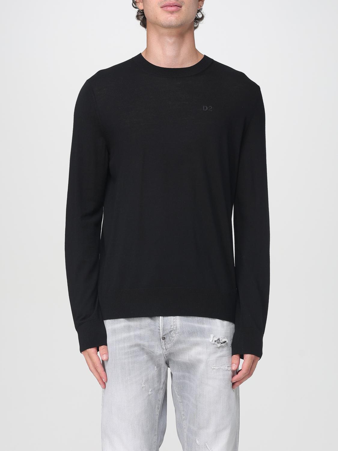 Dsquared2 Dsquared Black Wool Sweater In Black
