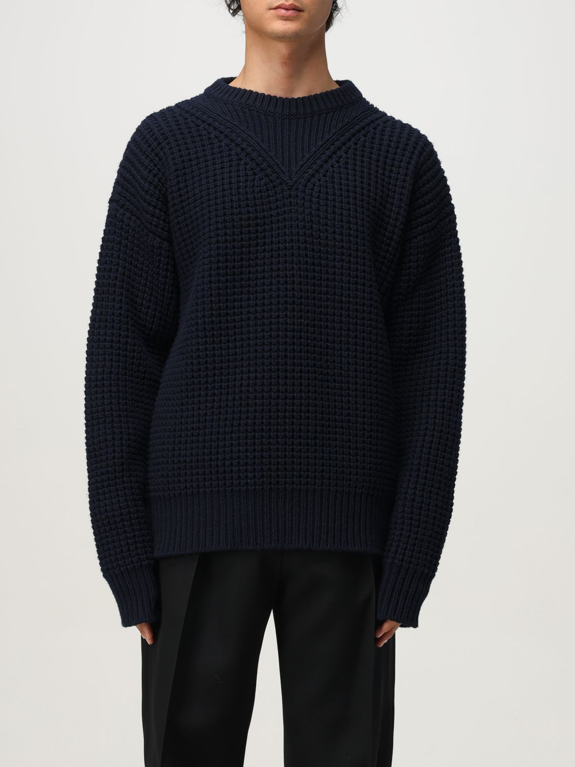 Jil Sander JIL SANDER Sweater Men color Black　JIL SANDER セーター メンズ カラー ブラック