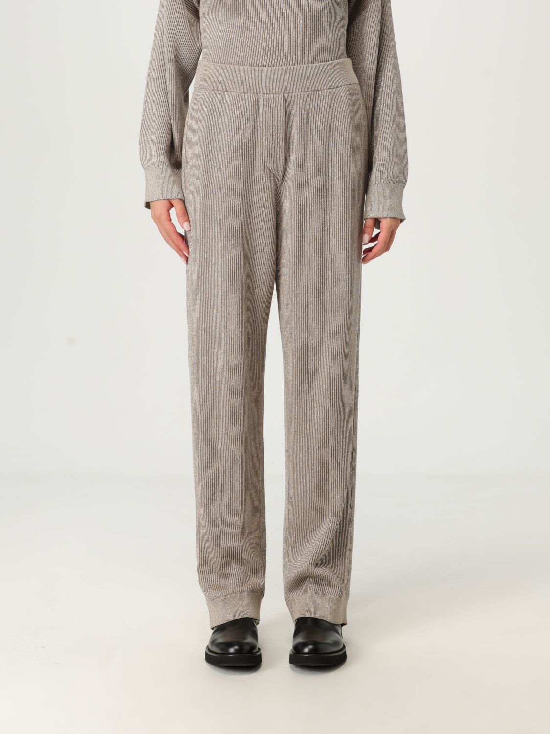 Brunello Cucinelli Pants  Woman Color Silver