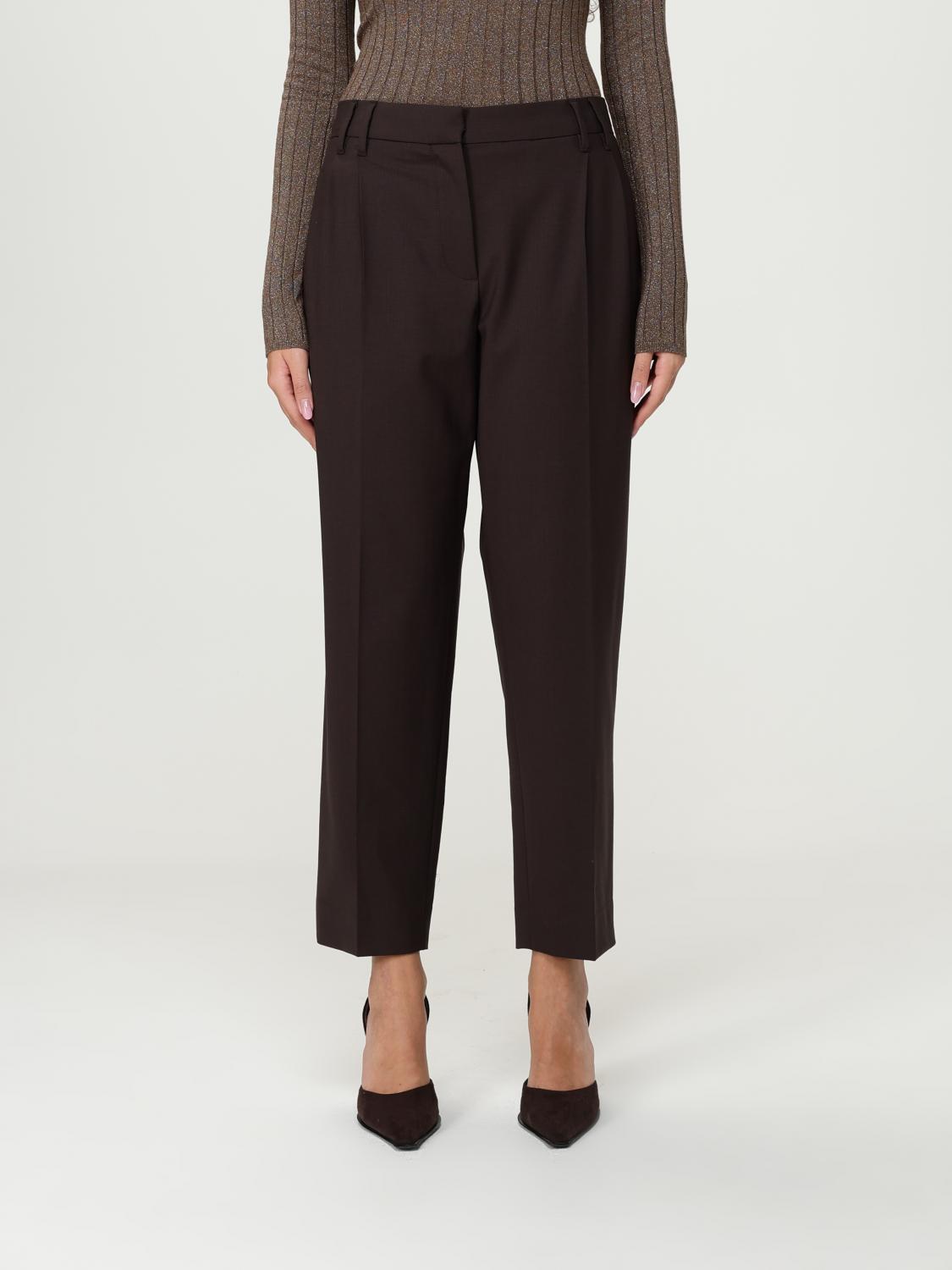 Brunello Cucinelli Tropical Luxury Wool Sartorial Baggy Trousers In Black