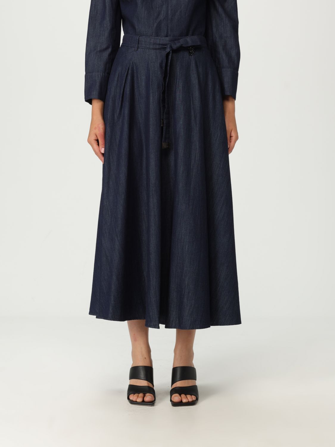's Max Mara Skirt Woman Color Denim