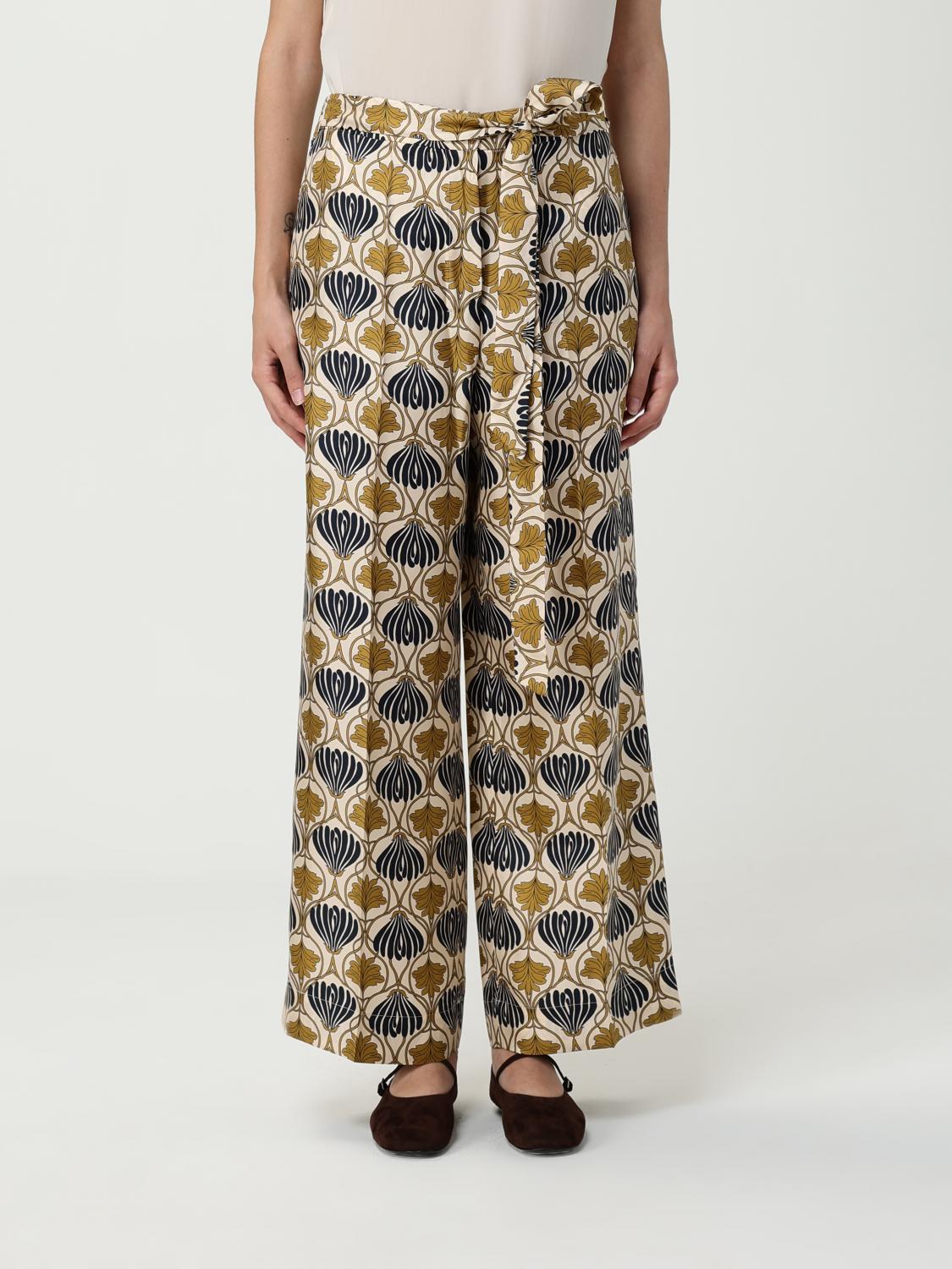 S Max Mara Timec Silk Trousers In Pattern