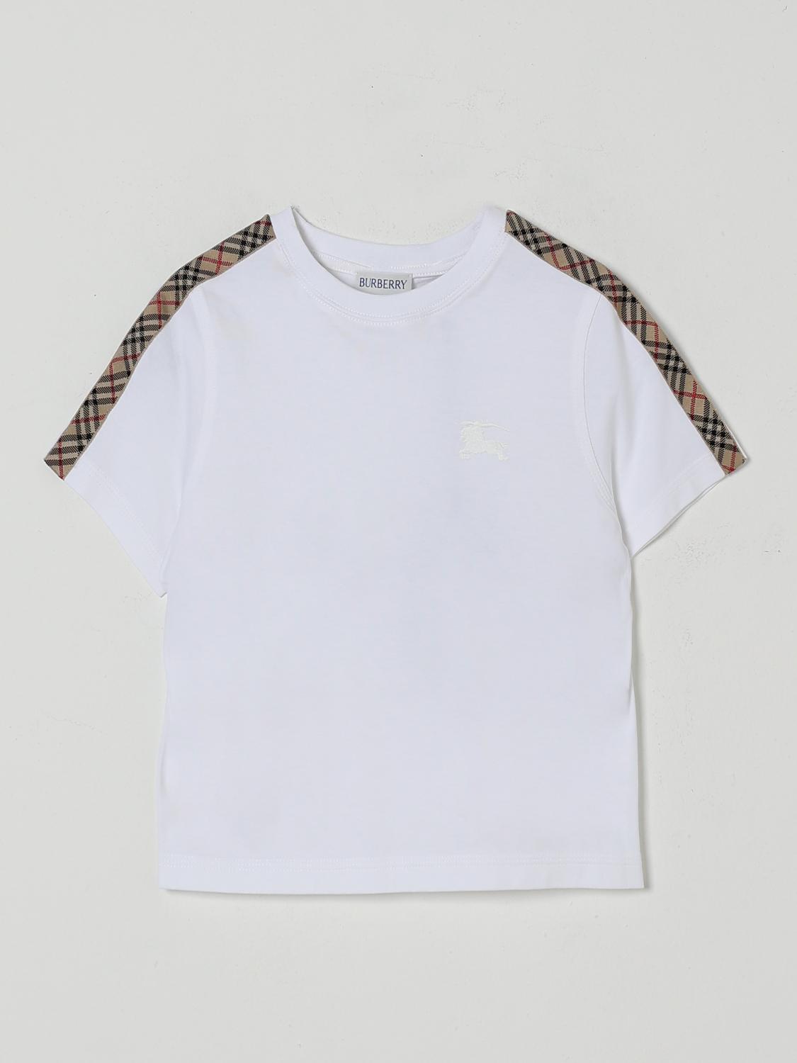 BURBERRY T-Shirt Kids color White　バーバリー Tシャツ キッズカラー ホワイト BURBERRY