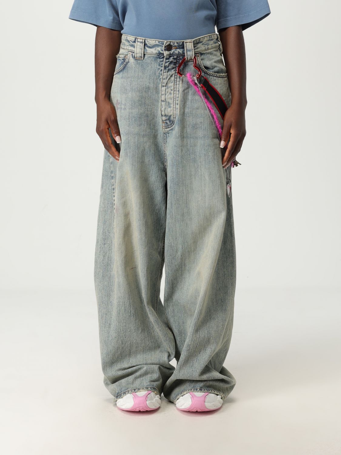 Jeans BALENCIAGA Woman color Denim