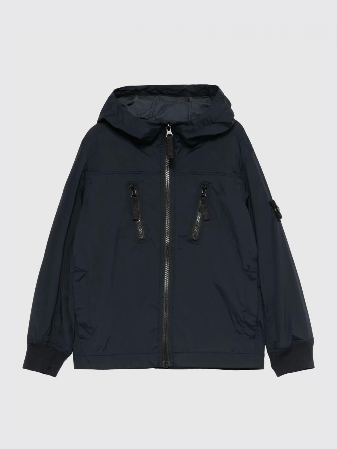 STONE ISLAND JUNIOR Jacket Kids color Navy　STONE ISLAND JUNIOR ジャケット キッズカラー ネイビー STONE